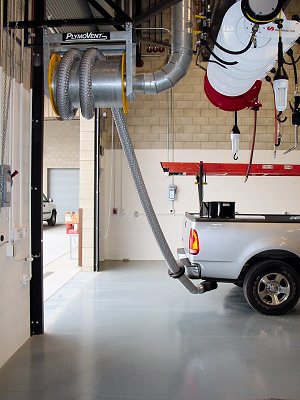 repair shop exhaust system